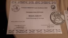 certificat médaille d'argent
